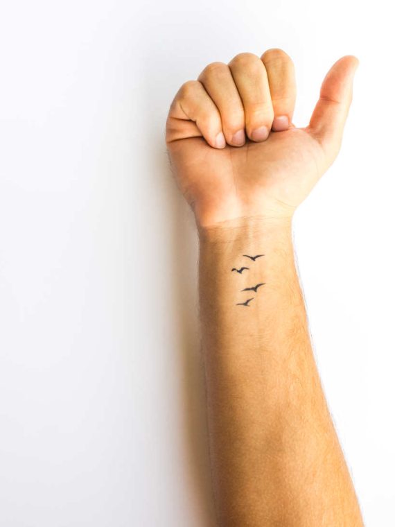 tatuaje pajaros diseño