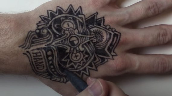 Rotuladores y bolígrafos de Tatuajes Temporales vs TATTOOW