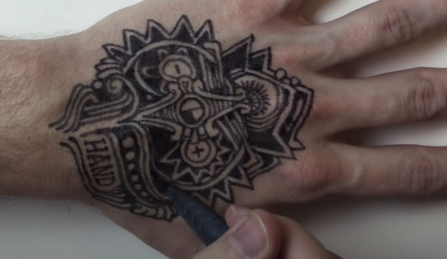 Rotuladores y bolígrafos de Tatuajes Temporales vs TATTOOW